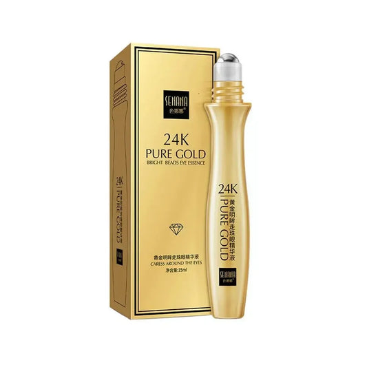 24K Gold Bright Eye Roller Eye Cream Hydrating Moisturizing Serum