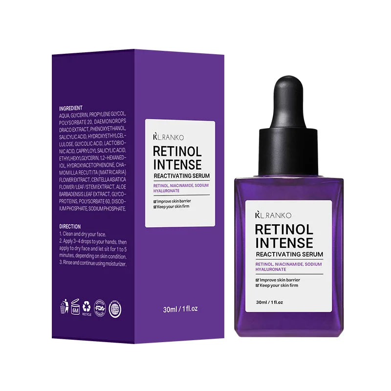 Retinol Anti-Wrinkle Essence Pure Hyaluronic Acid Facial Serum