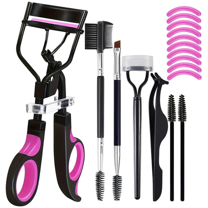 Eyelash Curlers Eyebrow Brush Kit